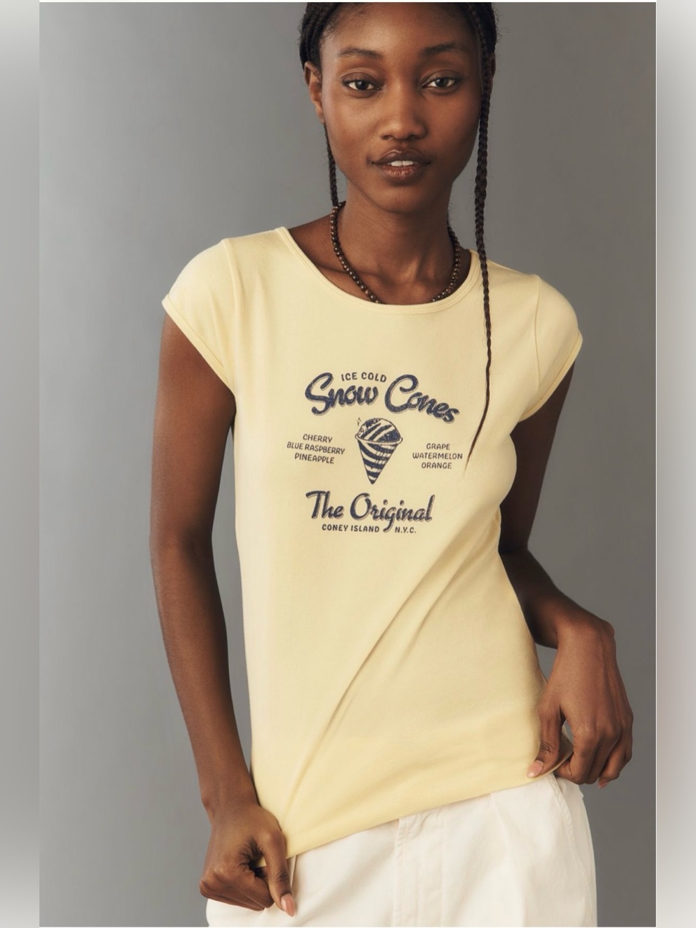 Anthropologie Pilcro Snow Cone Cotton Tee